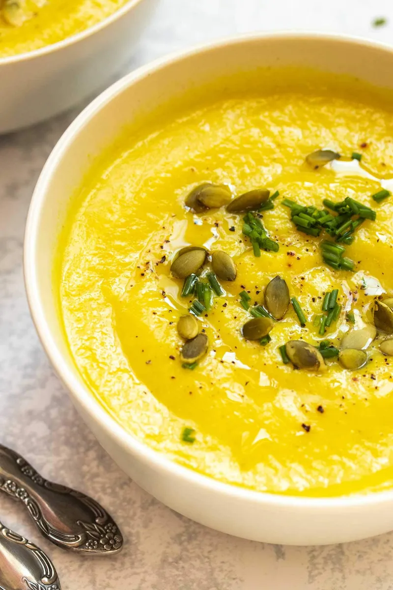 Golden Instant Pot Cauliflower Soup