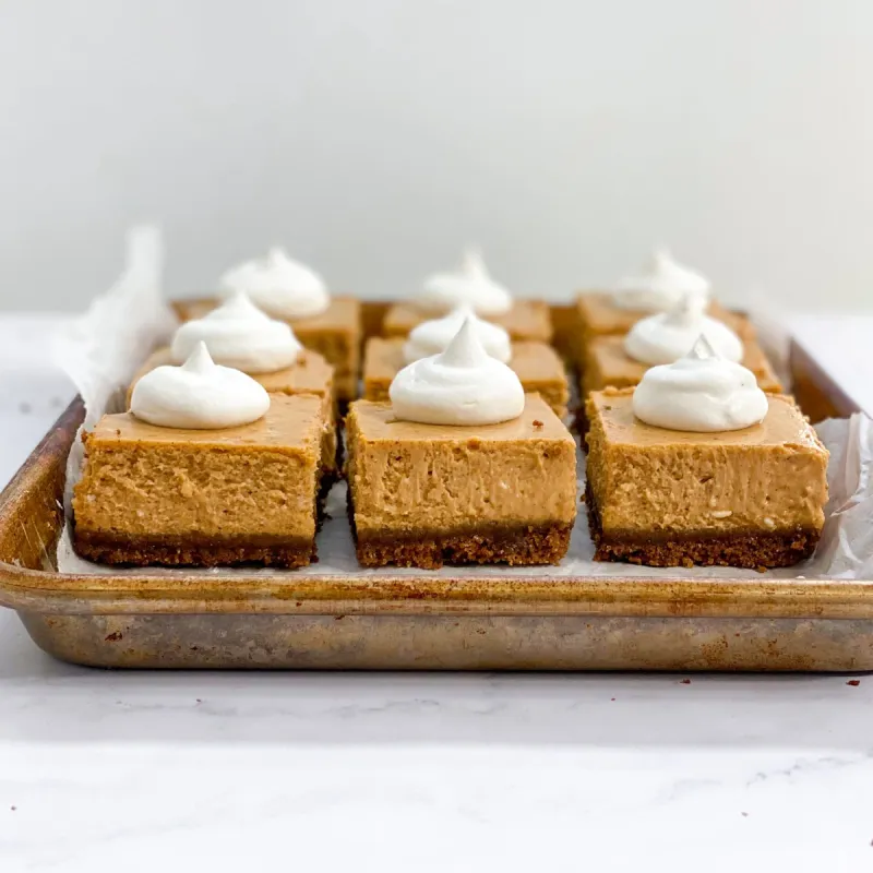 Pumpkin Cheesecake with Gingersnap Crust