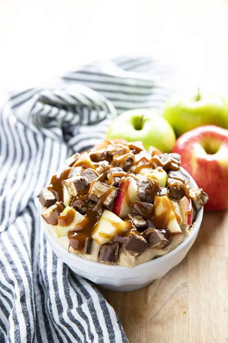 Snickers Caramel Apple Dip