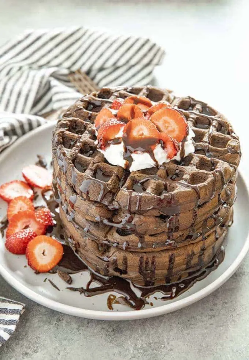 Perfect Chocolate Waffles