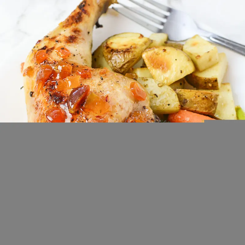 APRICOT SHEET PAN CHICKEN