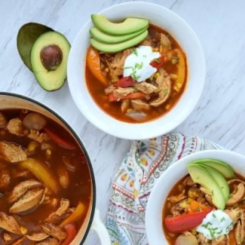 Chicken Fajita Soup