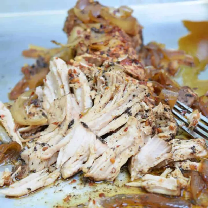 Spicy Balsamic Crockpot Pork Loin