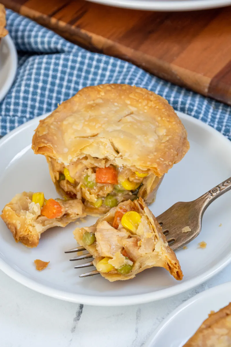 Leftover Turkey Mini Pot Pies