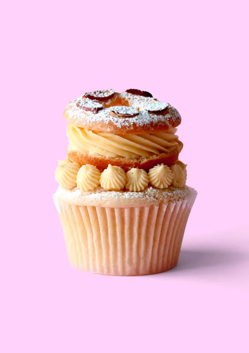 Paris Brest Cupcakes