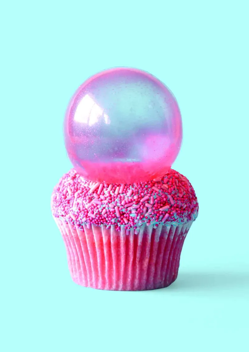 Bubble Pop Electric Cupcakes