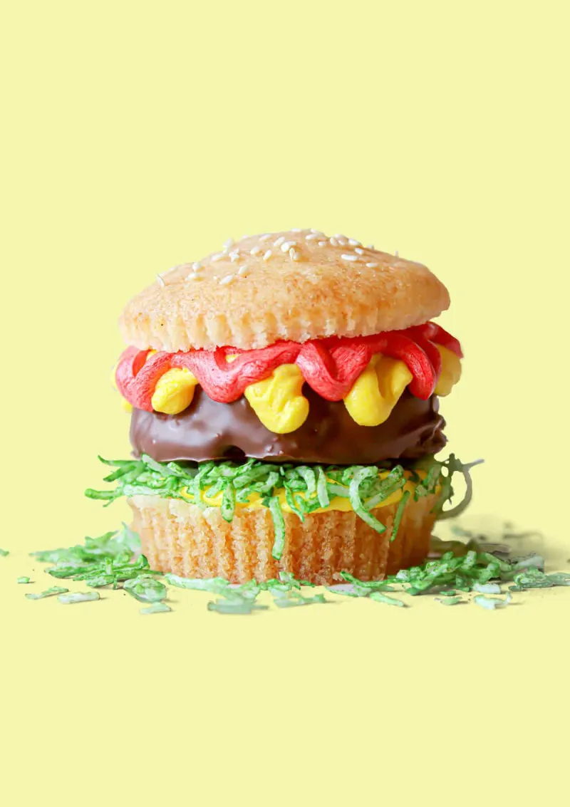 Hamburger Cupcakes
