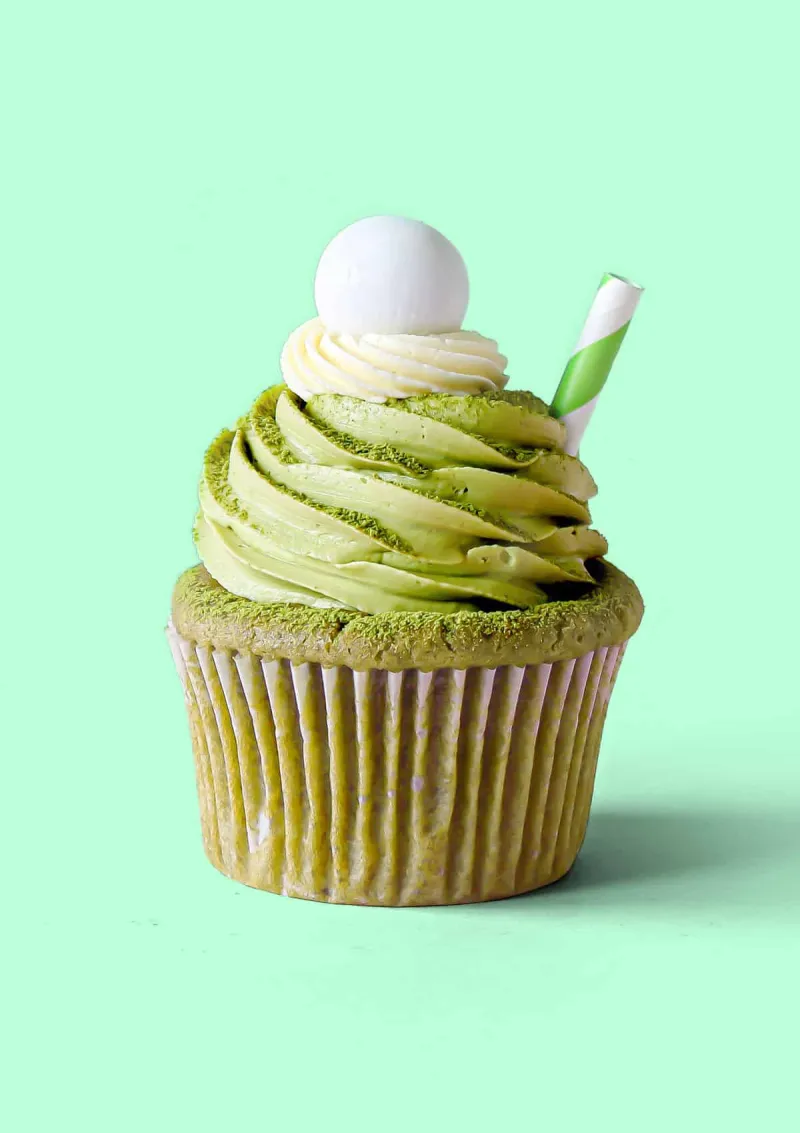 Matcha Milkshake Cupcakes