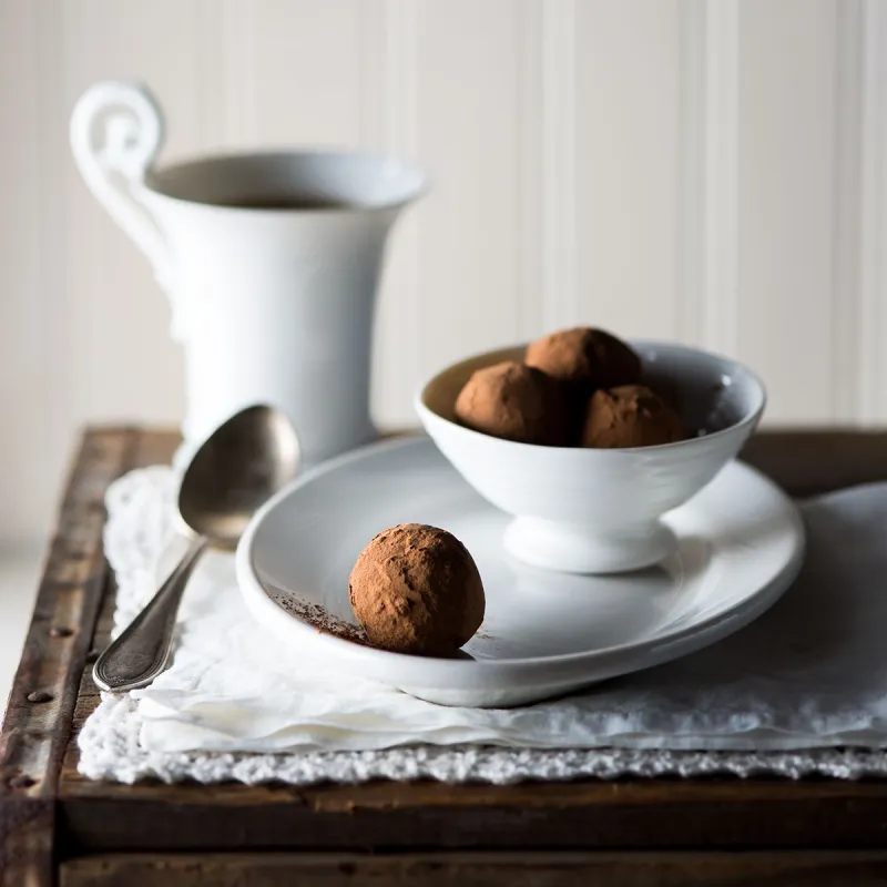 Spiced Chocolate Ginger Truffles