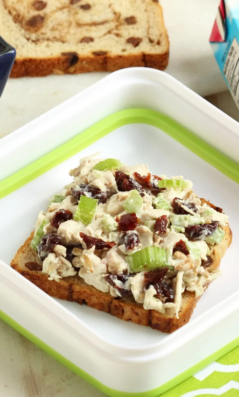 Chicken Salad with Dried Cherries and Sunflower Seeds…and 2 More Easy Lunch Recipes for Back to School