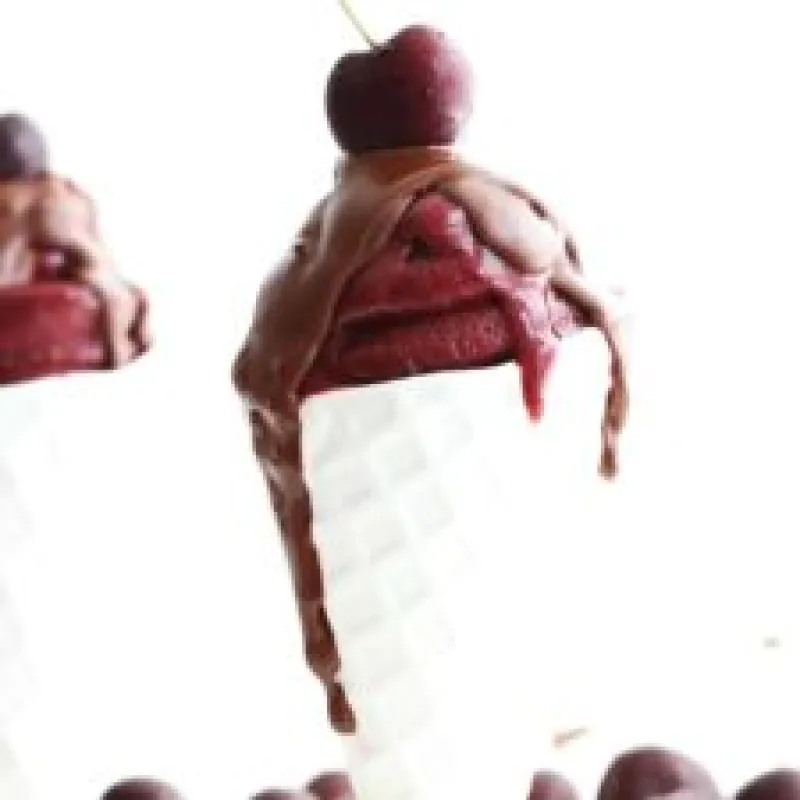 Dairy Free Cherry Ice Cream