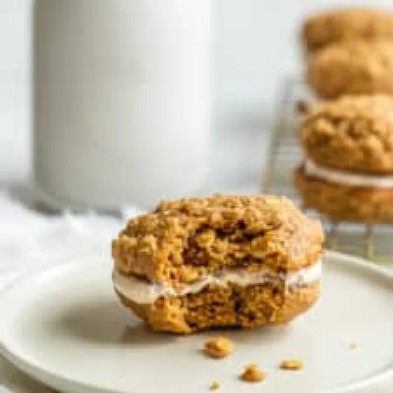 Gluten Free Oatmeal Cookie Sandwiches