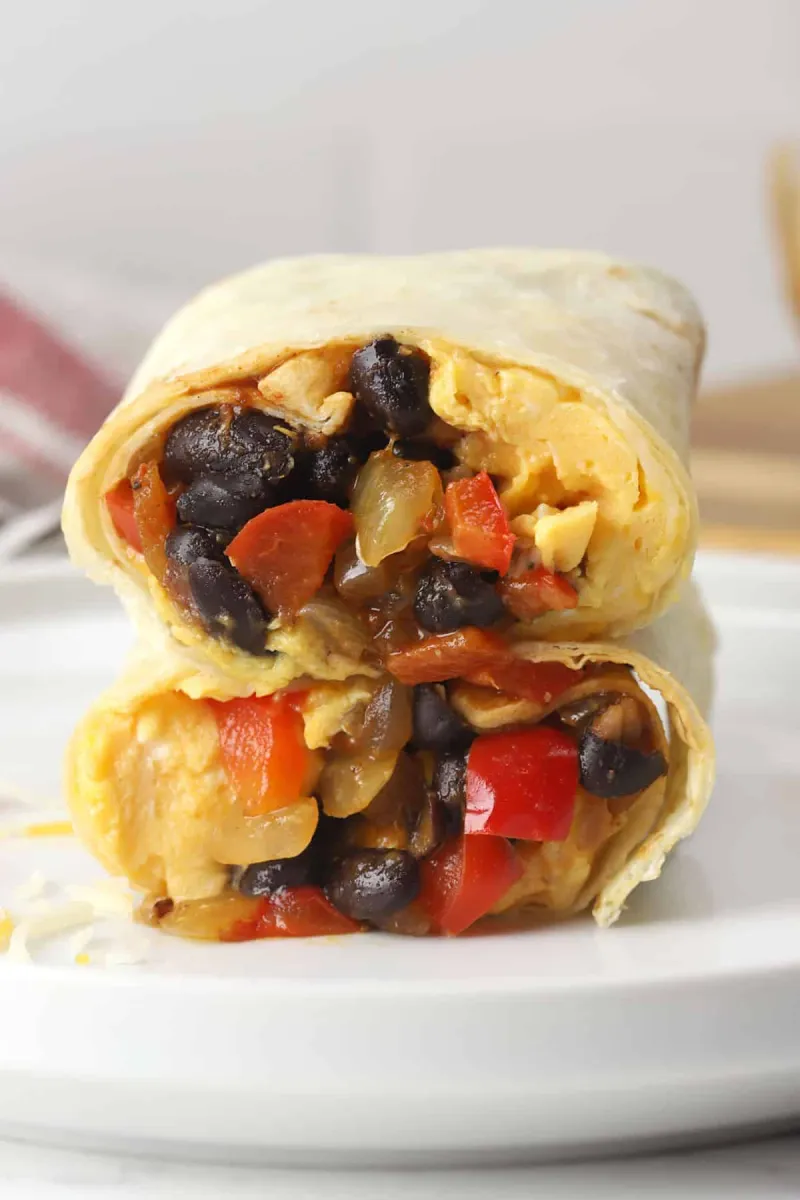 Black Bean Breakfast Burritos