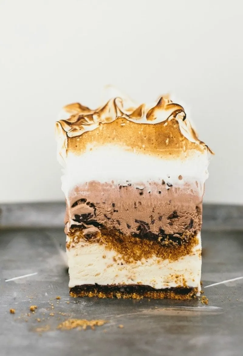 S'mores Ice Cream Cake