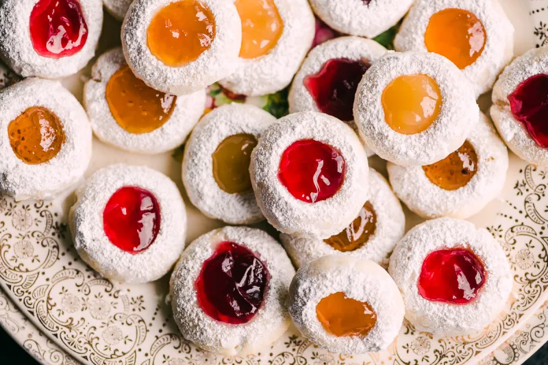 Jam Thumbprint Cookies