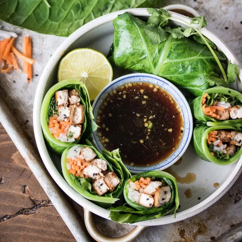 Collard Leaf Wraps Recipe