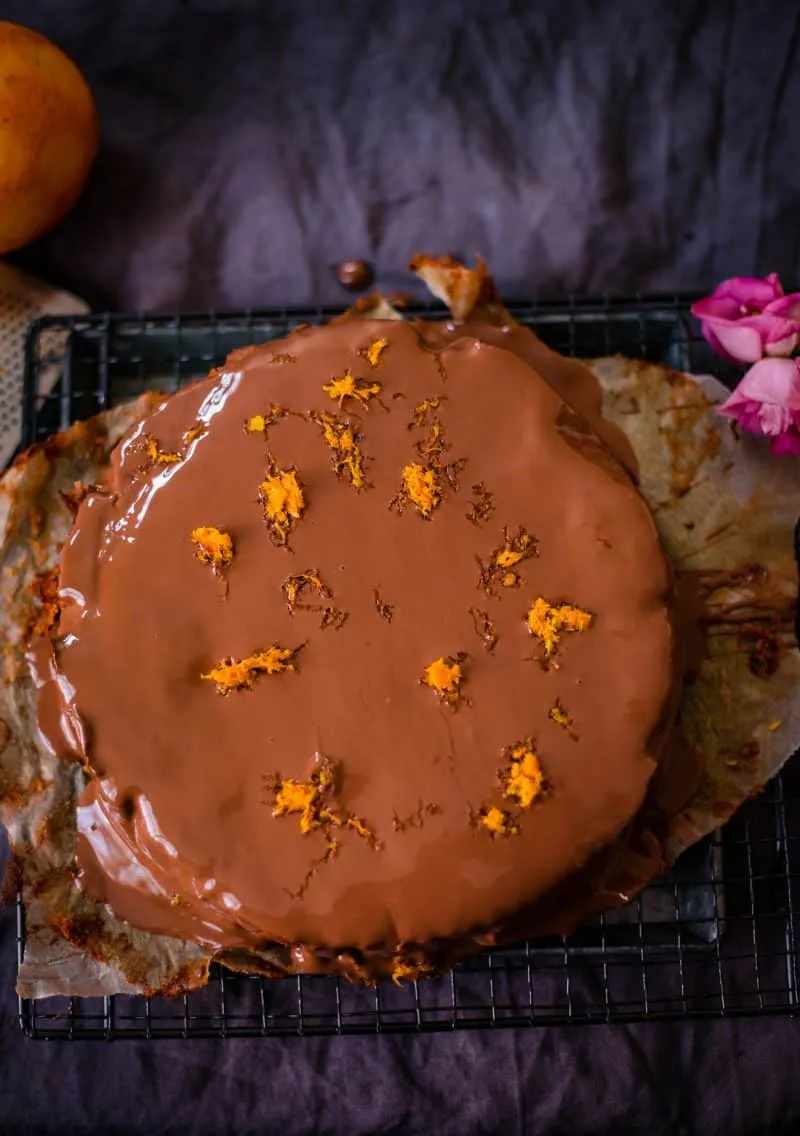Chocolate Orange and Honey Cake - Dairy Free, Gluten Free