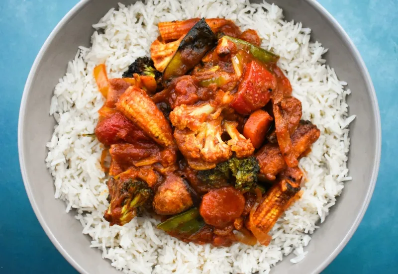 BEST Roasted Vegetable Balti - Easy Curry Recipe