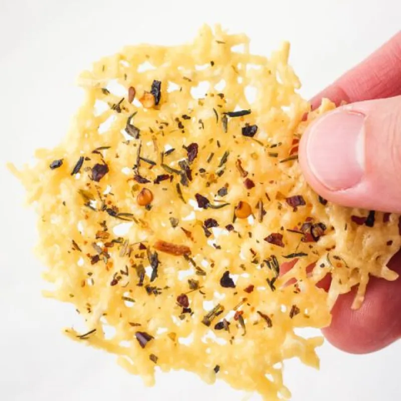 Toaster Oven Parmesan Crisps