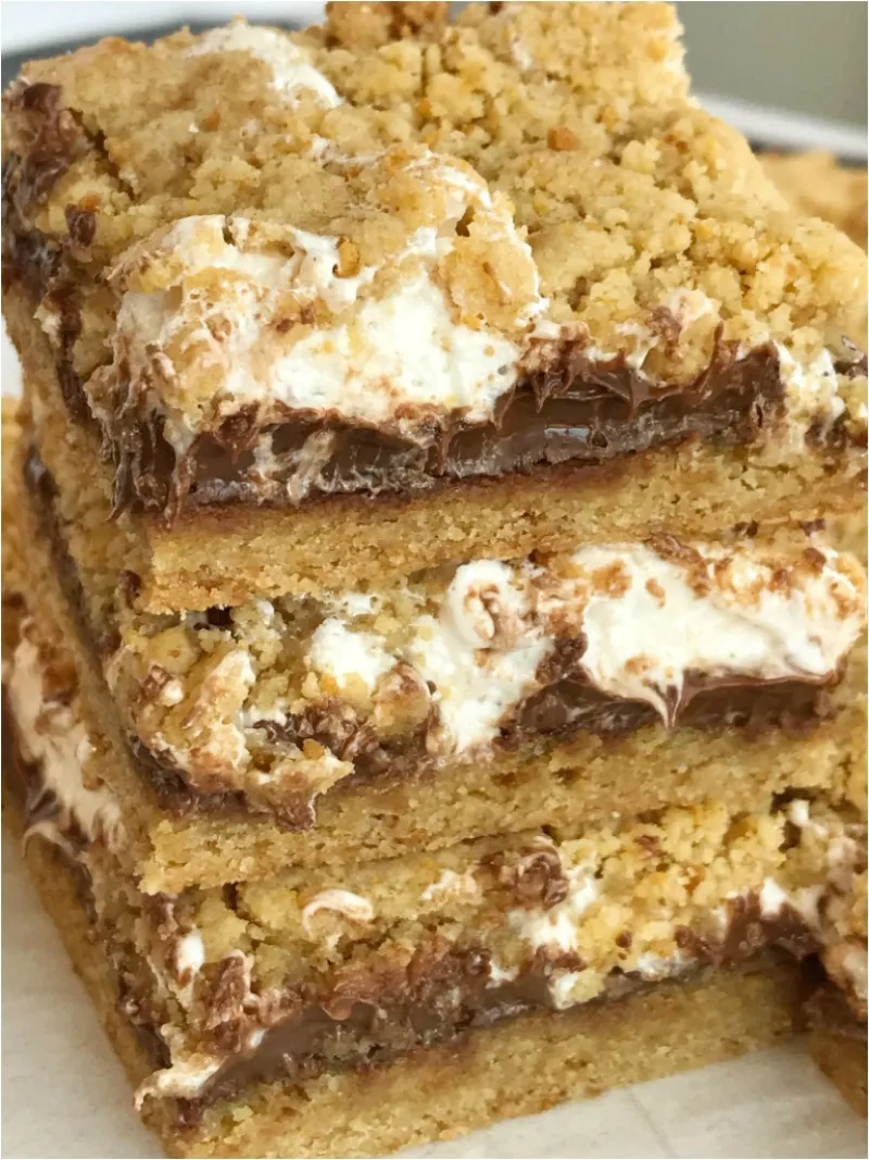 S'mores Cookie Bars