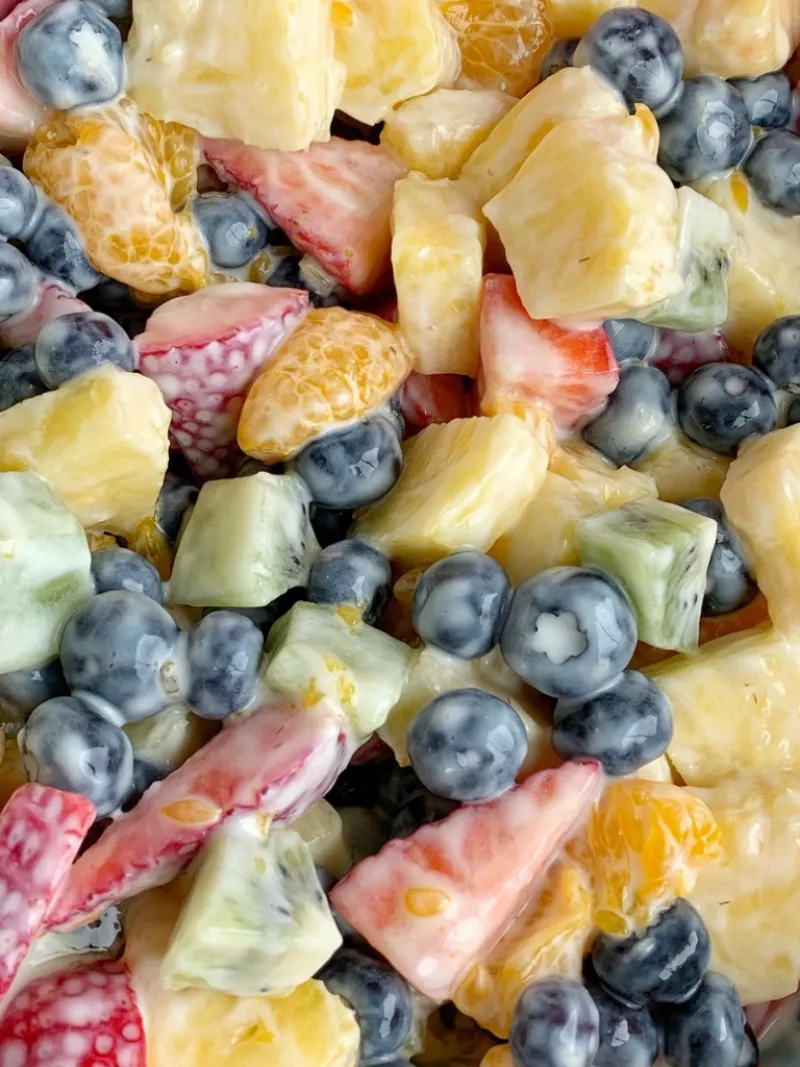 Lemon Yogurt Fruit Salad