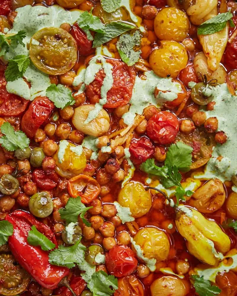 Confit Tandoori Chickpeas (Ottolenghi) (Vegan Option)