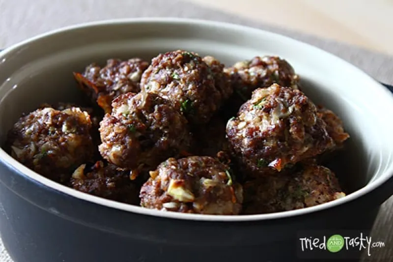 Healthy Baked Meatballs