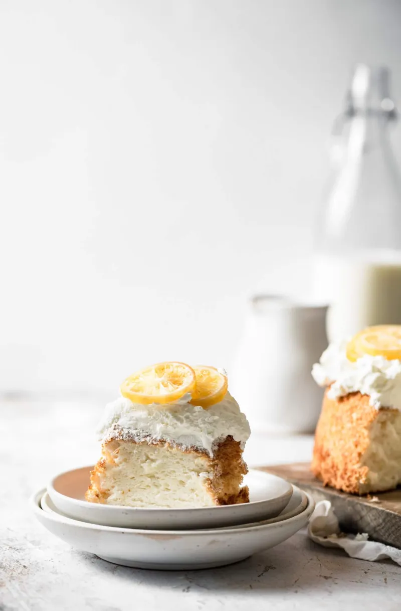 Lemon Angel Food Cake