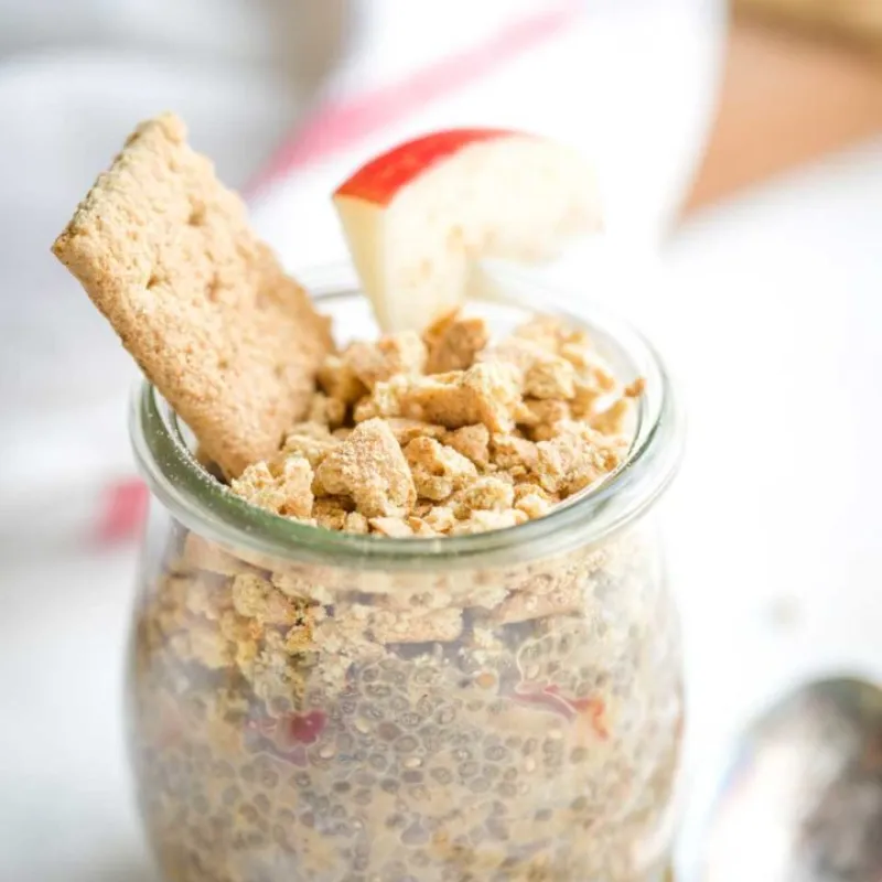 Apple Pie Overnight Chia Pudding