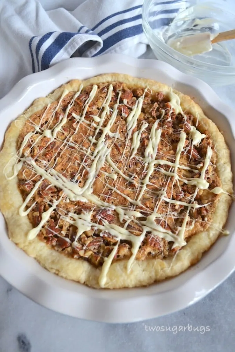 White Chocolate Pecan Pie