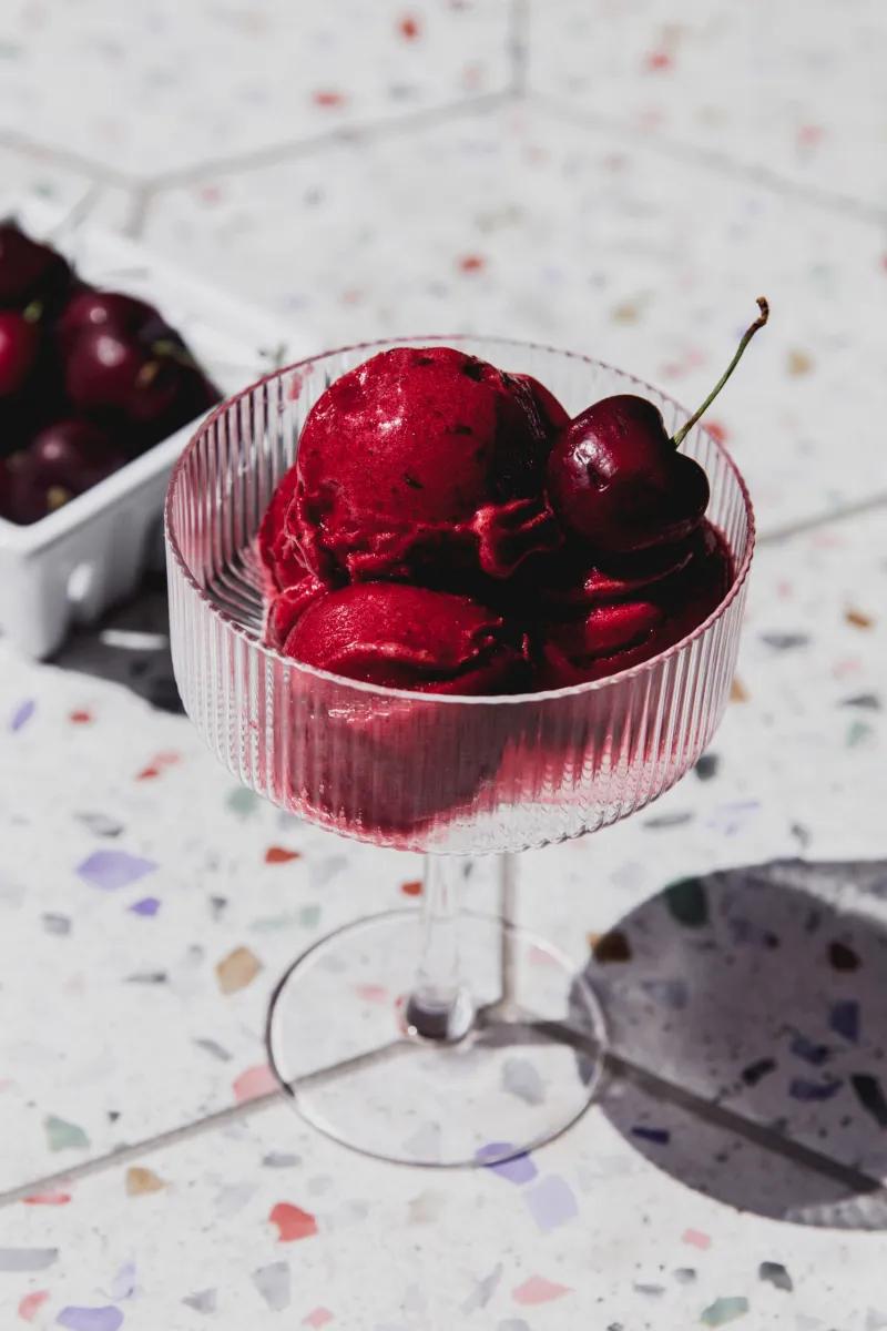 Cherry Shirley Temple Sorbet