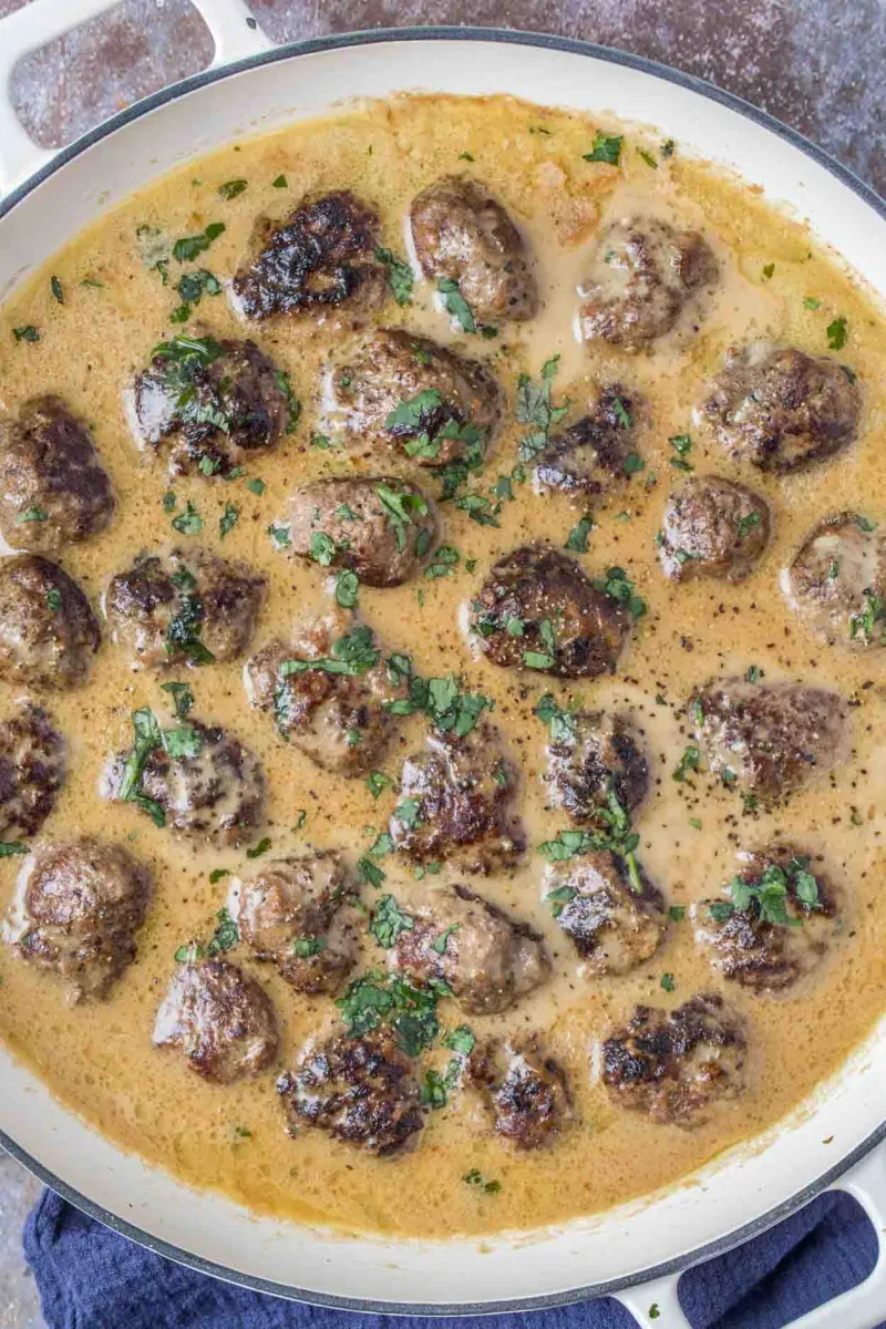 Easy Swedish Meatballs Recipe (with BEST sauce)