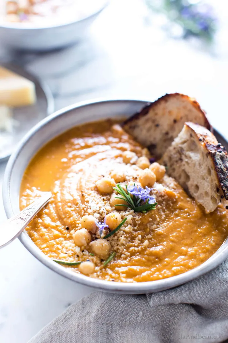 Tuscan Tomato Chickpea Soup Recipe