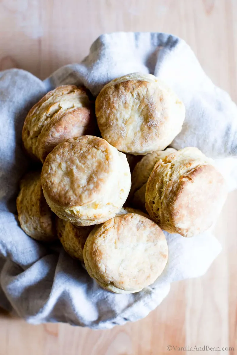 Fresh Homemade Sourdough Discard Biscuits