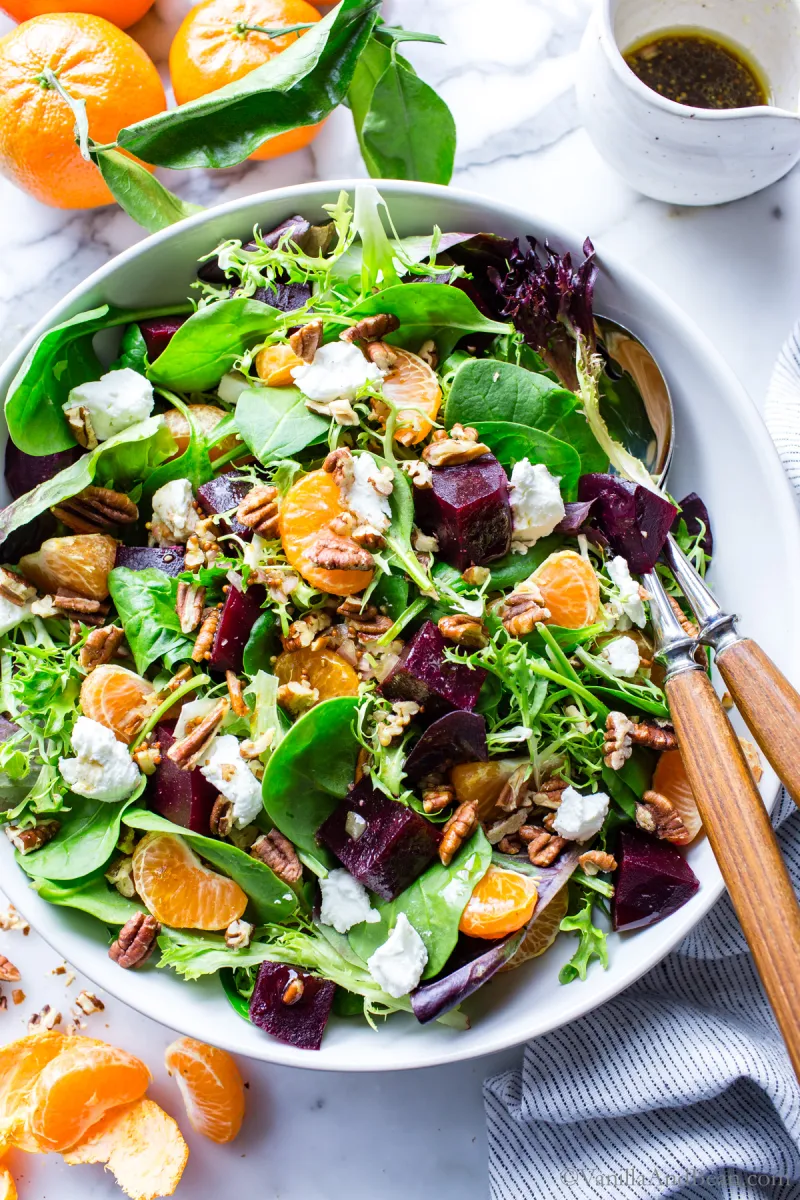Juicy Orange and Roasted Beet Salad