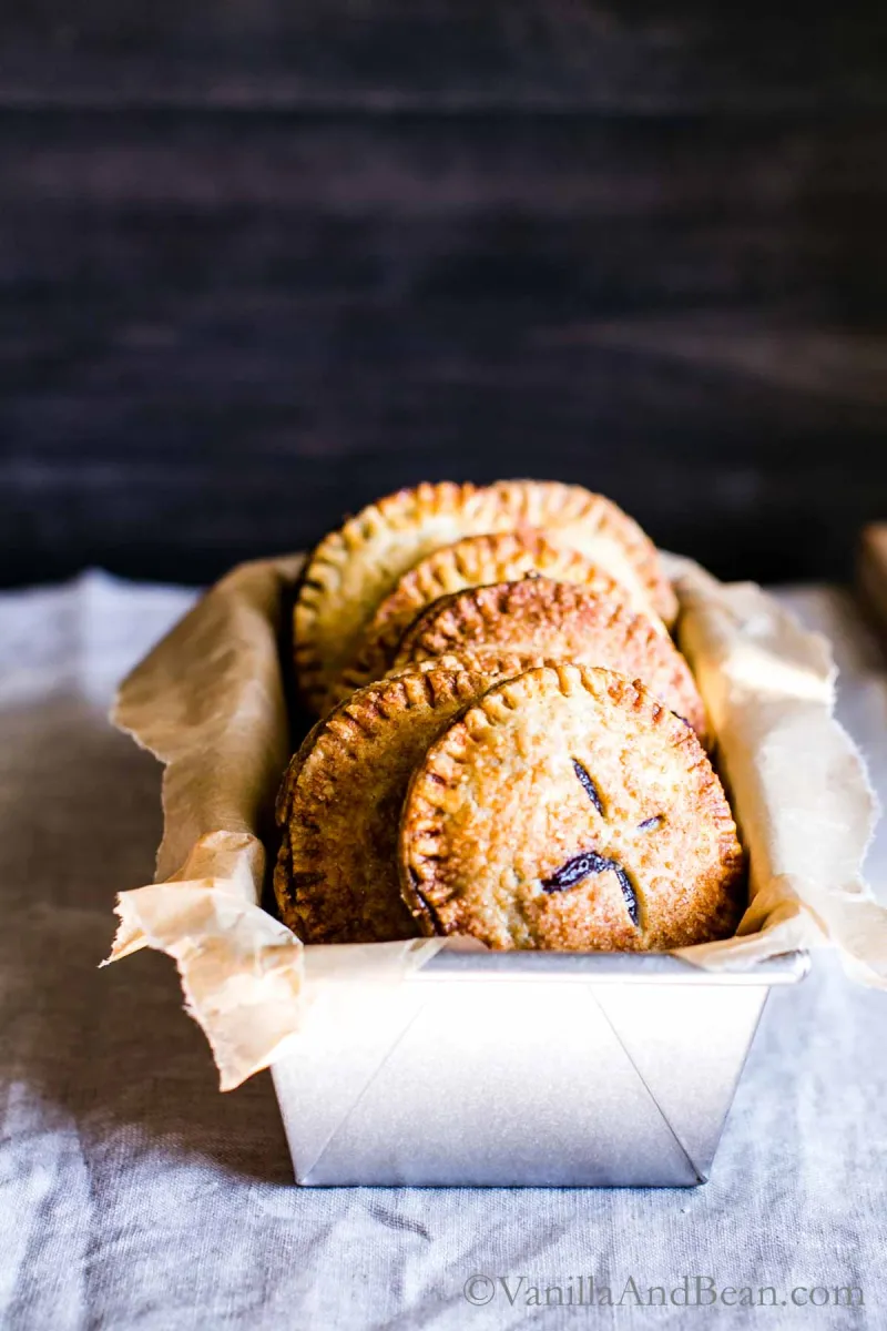Blueberry Hand Pies with Lemon Curd