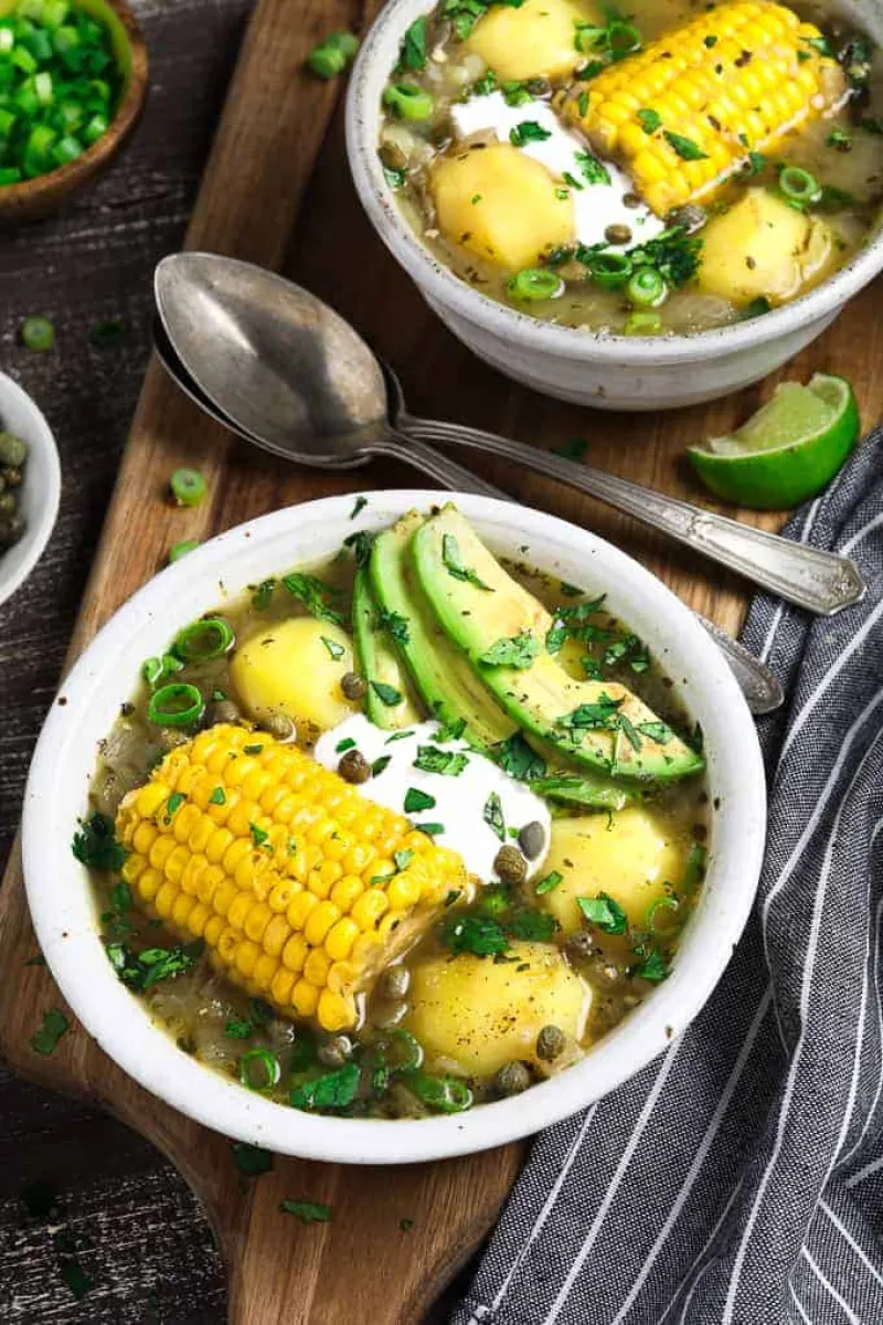 Vegan Ajiaco Soup