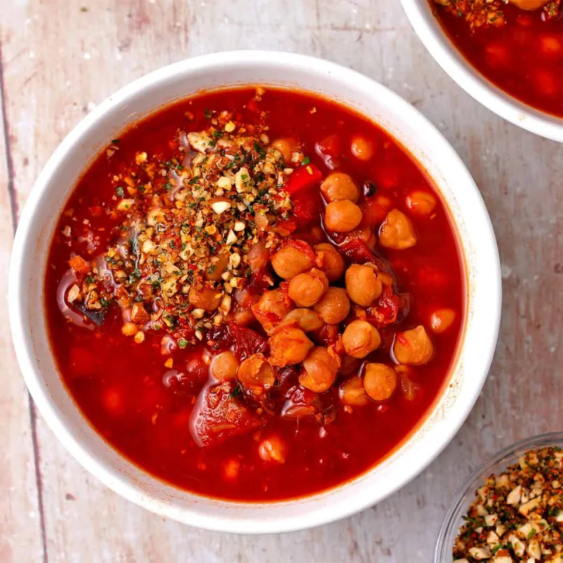 Smoky Spanish Instant Pot Chickpea Soup