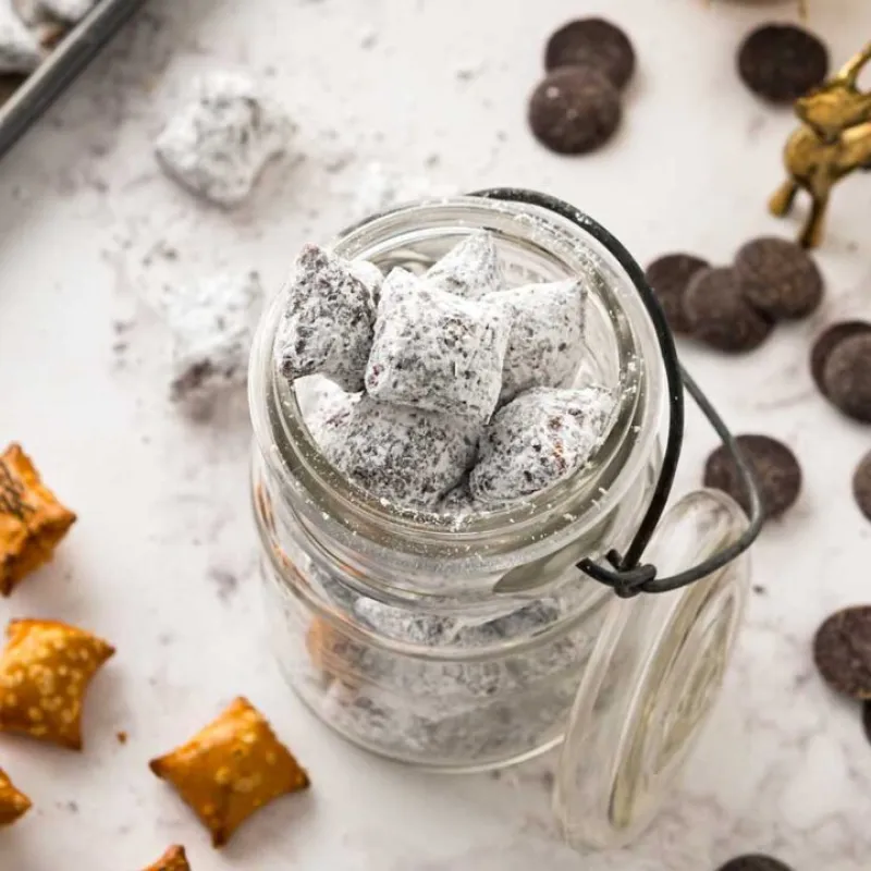 Peanut Butter Pretzel Puppy Chow