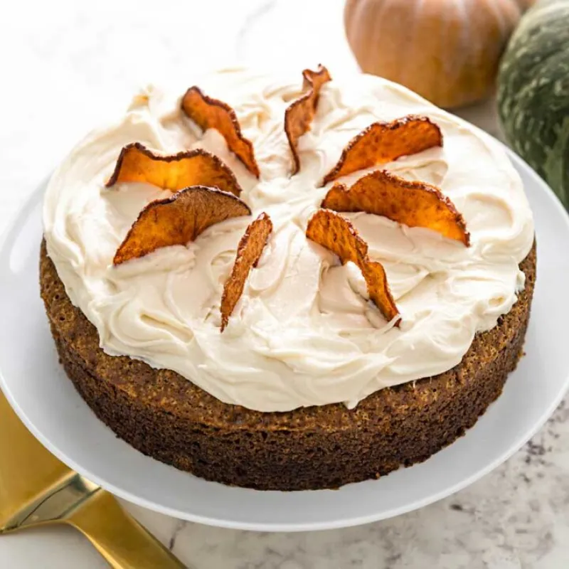Pumpkin Cake with Cream Cheese Frosting