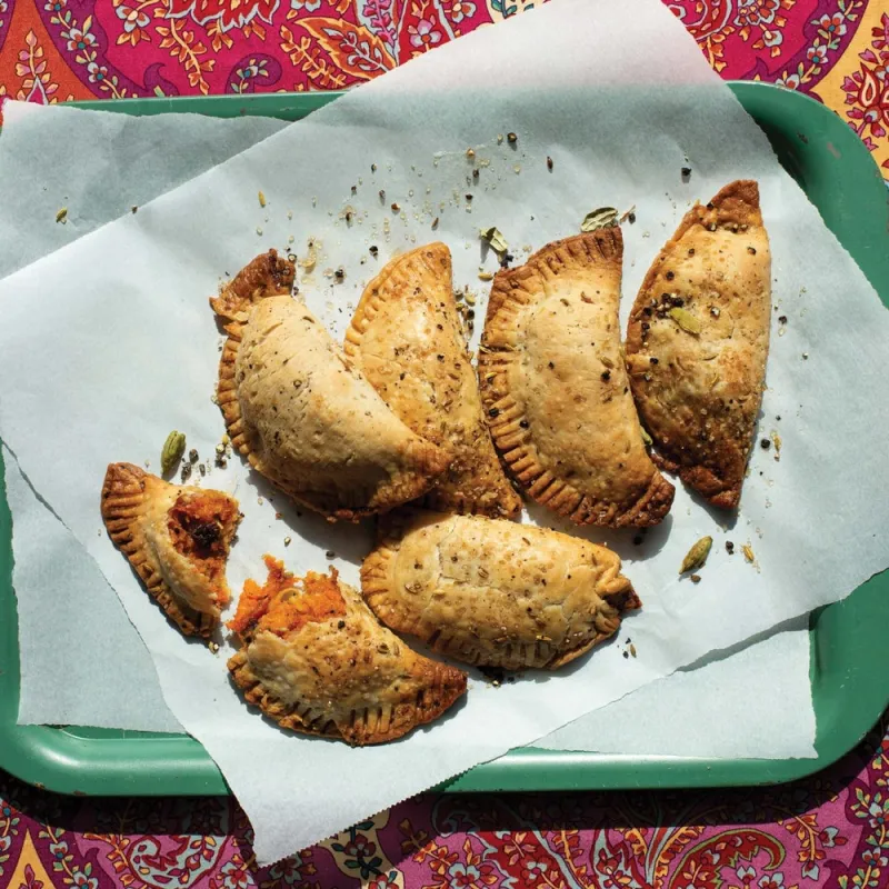 Vishwesh Bhatt’s Sweet Potato Turnovers with Cardamom and Black Pepper