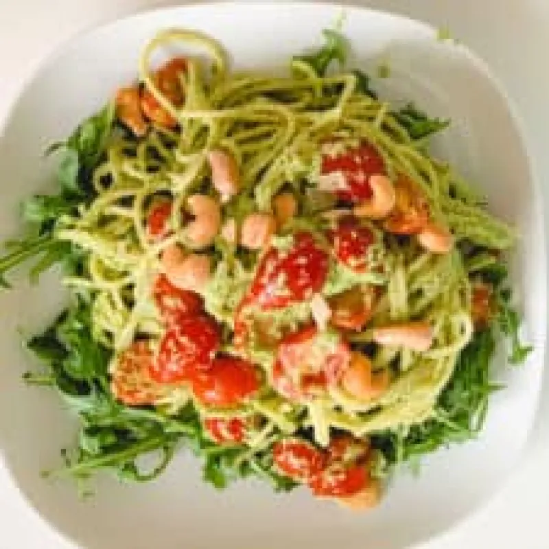 Easy Peasy Pasta Pesto - 20-minute Meal