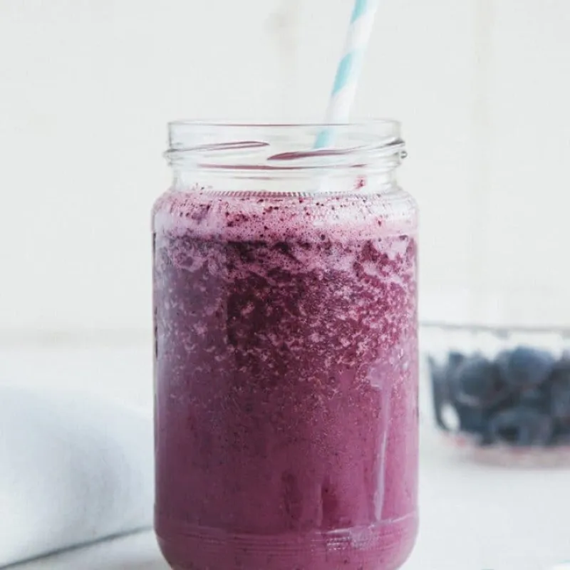 Blueberry Muffin Smoothie (No Banana)