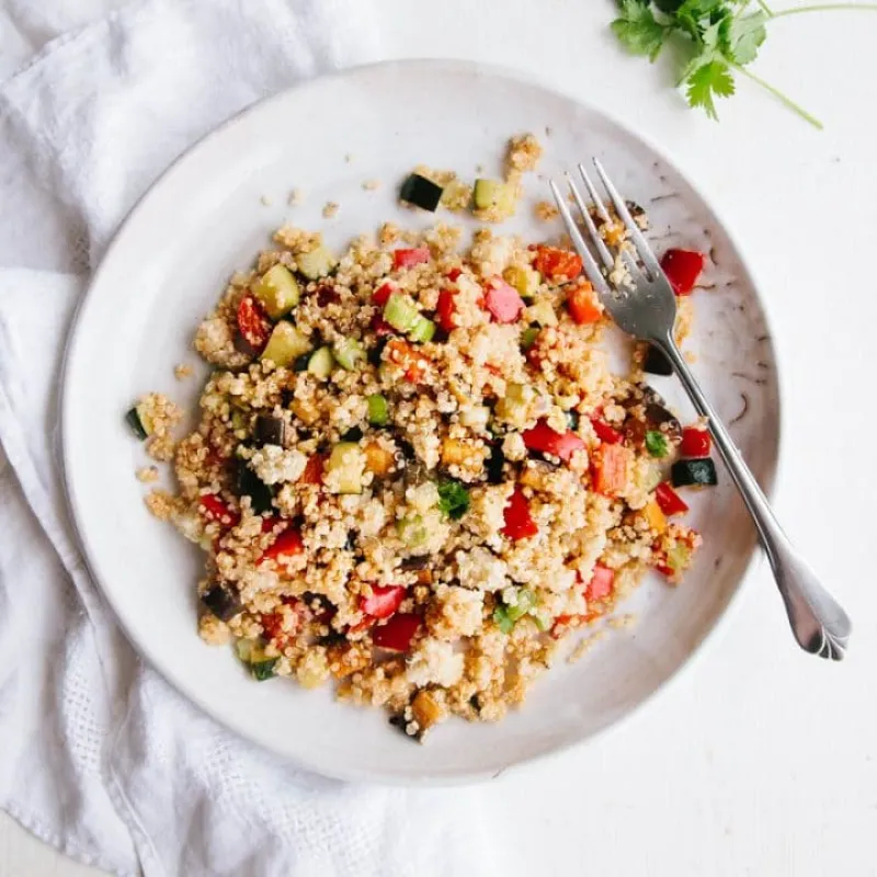 Roast Vegetable Quinoa Salad
