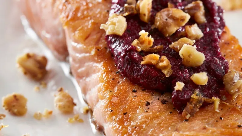 Walnut Roasted Beet Pesto