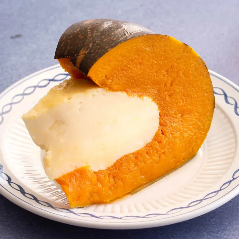 Pumpkin Coconut Custard - Southeast Asian Dessert