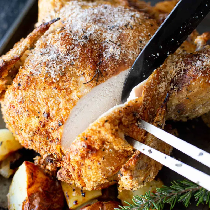 Crispy Italian Roast Chicken And Potatoes