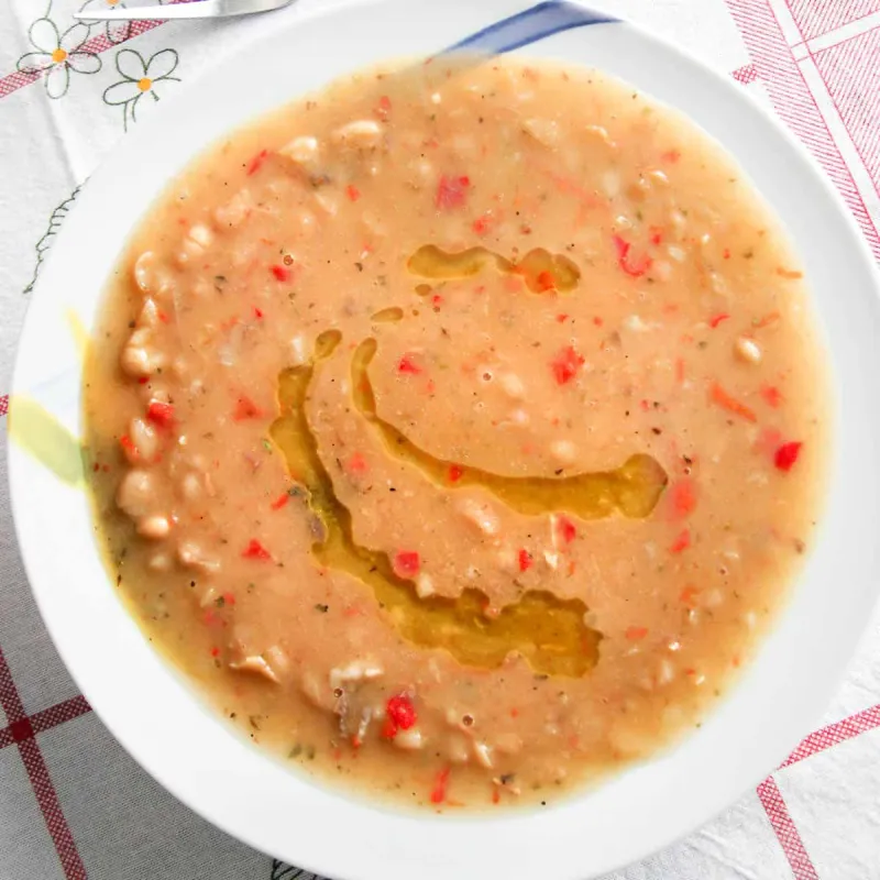 White Bean Soup - Albanian Jani Me Fasule