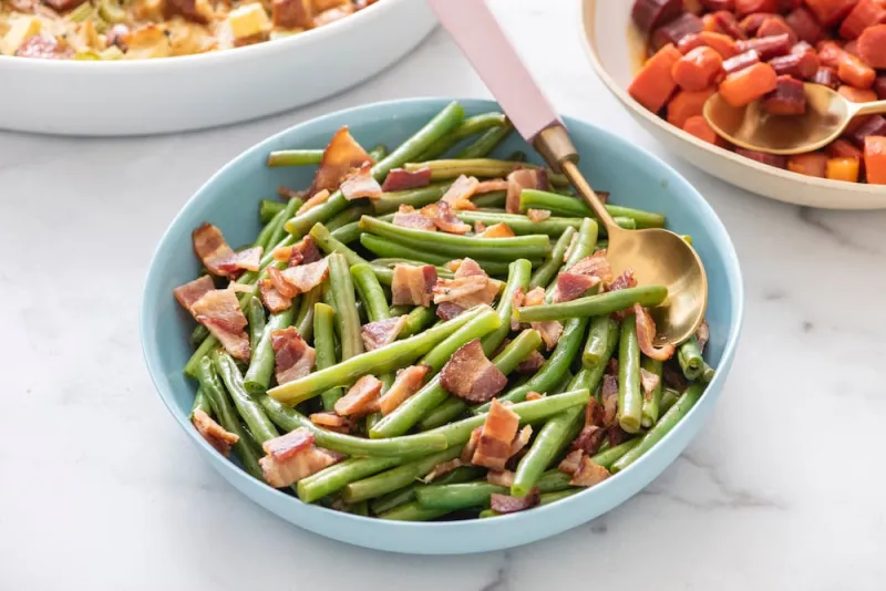 Green Bean and Bacon Saute