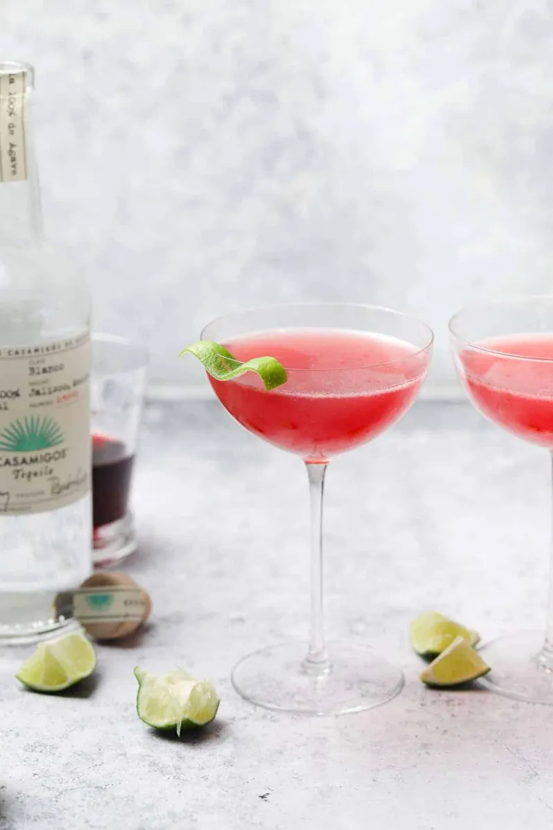 Light, Refreshing Pomegranate Tequila Cosmo